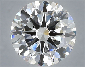 Picture of Lab Grown Diamond 6.01 Carats, Round with Very Good Cut, F Color, VVS2 Clarity and Certified by IGI
