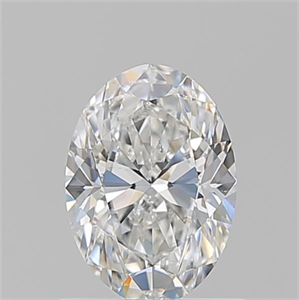 Foto Diamante Natural 0.90 quilates, Ovalado , Color E, claridad SI1 y certificado GIA de