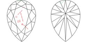 Picture of Natural Diamond 1.70 Carats, Pear with  Cut, H Color, SI2 Clarity and Certified by IGI