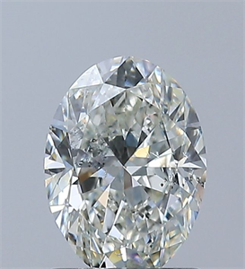 Foto Diamante Natural 1.00 quilates, Ovalado , Color I, claridad I1 y certificado GIA de