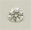 Natural Diamond 0.50 Carats, Round with Excellent Cut, J Color, SI2 Clarity and Certified by GIA
