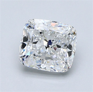 Picture of Natural Diamond 1.30 Carats, Cushion with  Cut, E Color, VVS2 Clarity and Certified by GIA