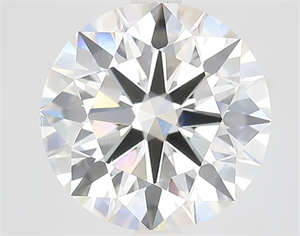 Picture of Lab Grown Diamond 4.25 Carats, Round with Ideal Cut, G Color, VVS2 Clarity and Certified by IGI