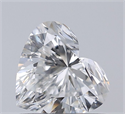 Natural Diamond 0.60 Carats, Heart with  Cut, I Color, VS2 Clarity and Certified by GIA