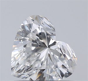 Picture of Natural Diamond 0.60 Carats, Heart with  Cut, I Color, VS2 Clarity and Certified by GIA