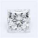 Natural Diamond 0.71 Carats, Princess with  Cut, D Color, VS2 Clarity and Certified by GIA
