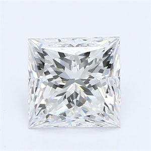 Foto Diamante Natural 0.71 quilates, Princesa , Color D, claridad VS2 y certificado GIA de