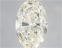 Natural Diamond 0.51 Carats, Oval with  Cut, I Color, IF Clarity and Certified by IGI