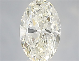 Picture of Natural Diamond 0.51 Carats, Oval with  Cut, I Color, IF Clarity and Certified by IGI