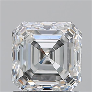 Picture of Natural Diamond 1.50 Carats, Asscher with  Cut, F Color, VS2 Clarity and Certified by GIA