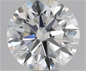 Natural Diamond 0.80 Carats, Round with Excellent Cut, F Color, VS2 Clarity and Certified by GIA