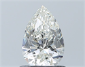 Natural Diamond 0.70 Carats, Pear with  Cut, I Color, VVS1 Clarity and Certified by GIA