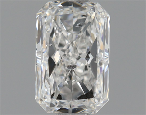 Picture of Natural Diamond 0.71 Carats, Radiant with  Cut, E Color, SI2 Clarity and Certified by HRD