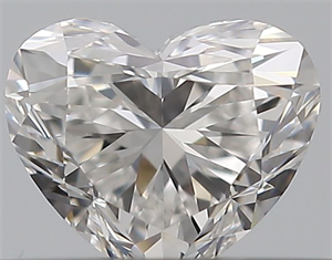 Picture of Natural Diamond 0.30 Carats, Heart with  Cut, F Color, VVS2 Clarity and Certified by GIA