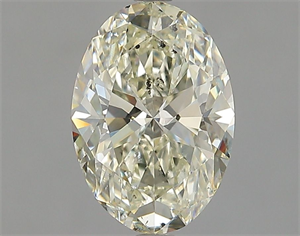 Foto Diamante Natural 1.53 quilates, Ovalado , Color M, claridad SI2 y certificado GIA de
