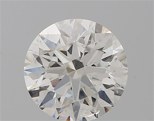 Picture of Natural Diamond 1.03 Carats, Round with Excellent Cut, G Color, SI2 Clarity and Certified by GIA