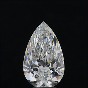 Picture of Natural Diamond 3.09 Carats, Pear with  Cut, G Color, SI2 Clarity and Certified by GIA