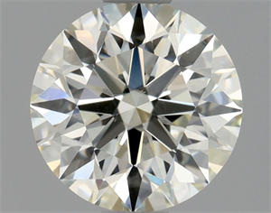 Picture of Natural Diamond 0.85 Carats, Round with Excellent Cut, K Color, SI1 Clarity and Certified by GIA