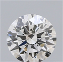 Natural Diamond 0.40 Carats, Round with Excellent Cut, J Color, SI1 Clarity and Certified by GIA
