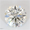 Del inventario de diamantes de laboratorio, 1.53 quilates, Redondo , Color I, claridad VVS2 y certificado IGI
