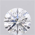 Lab Grown Diamond 2.02 Carats, Round with Ideal Cut, D Color, IF Clarity and Certified by IGI