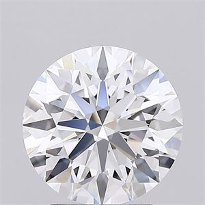 Picture of Lab Grown Diamond 2.02 Carats, Round with Ideal Cut, D Color, IF Clarity and Certified by IGI