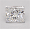 Natural Diamond 1.21 Carats, Princess with  Cut, E Color, VVS1 Clarity and Certified by GIA