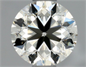 Natural Diamond 0.70 Carats, Round with Very Good Cut, J Color, VS1 Clarity and Certified by GIA