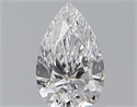 Diamante Natural 0.50 quilates, De pera , Color D, claridad SI1 y certificado GIA