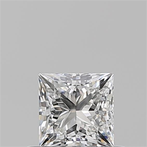 Foto Diamante Natural 0.52 quilates, Princesa , Color F, claridad VVS2 y certificado GIA de