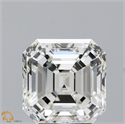 Natural Diamond 4.02 Carats, Asscher with  Cut, J Color, VS1 Clarity and Certified by GIA