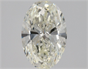 Natural Diamond 1.01 Carats, Oval with  Cut, K Color, VVS1 Clarity and Certified by GIA