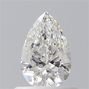 Picture of Natural Diamond 0.50 Carats, Pear with  Cut, G Color, VS1 Clarity and Certified by GIA