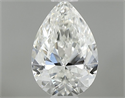 Natural Diamond 0.57 Carats, Pear with  Cut, I Color, SI1 Clarity and Certified by GIA