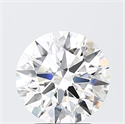 Lab Grown Diamond 3.03 Carats, Round with Ideal Cut, E Color, VVS2 Clarity and Certified by IGI