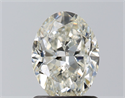 Natural Diamond 1.20 Carats, Oval with  Cut, I Color, SI1 Clarity and Certified by GIA