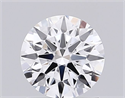 Lab Grown Diamond 1.10 Carats, Round with Ideal Cut, D Color, VS1 Clarity and Certified by IGI
