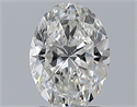 Natural Diamond 1.70 Carats, Oval with  Cut, H Color, SI2 Clarity and Certified by GIA