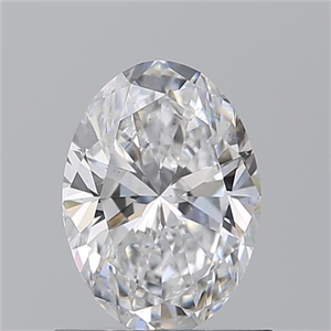 Picture of Natural Diamond 0.90 Carats, Oval with  Cut, D Color, SI1 Clarity and Certified by GIA
