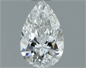 Natural Diamond 0.70 Carats, Pear with  Cut, H Color, SI1 Clarity and Certified by GIA