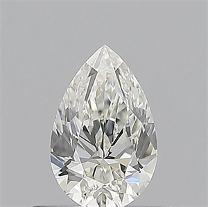 Picture of Natural Diamond 0.50 Carats, Pear with  Cut, I Color, SI1 Clarity and Certified by GIA