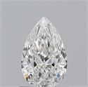 Natural Diamond 0.70 Carats, Pear with  Cut, F Color, VS2 Clarity and Certified by GIA