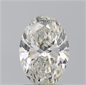 Natural Diamond 1.50 Carats, Oval with  Cut, J Color, SI2 Clarity and Certified by GIA