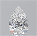 Natural Diamond 0.72 Carats, Pear with  Cut, E Color, VVS1 Clarity and Certified by GIA