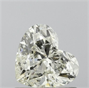 Natural Diamond 0.81 Carats, Heart with  Cut, K Color, I1 Clarity and Certified by IGI
