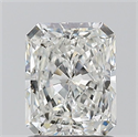 Natural Diamond 1.20 Carats, Radiant with  Cut, G Color, SI2 Clarity and Certified by GIA