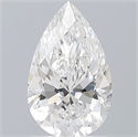 Natural Diamond 1.01 Carats, Pear with  Cut, D Color, SI2 Clarity and Certified by GIA