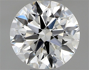 Picture of Natural Diamond 0.40 Carats, Round with Excellent Cut, G Color, VS1 Clarity and Certified by GIA
