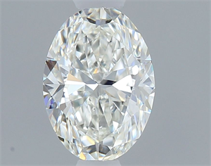 Picture of Natural Diamond 0.50 Carats, Oval with  Cut, H Color, IF Clarity and Certified by GIA