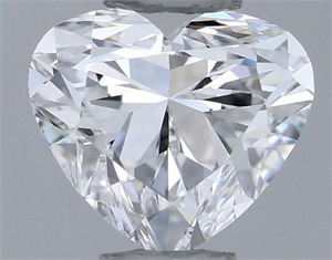 Picture of Natural Diamond 0.30 Carats, Heart with  Cut, D Color, VVS1 Clarity and Certified by GIA